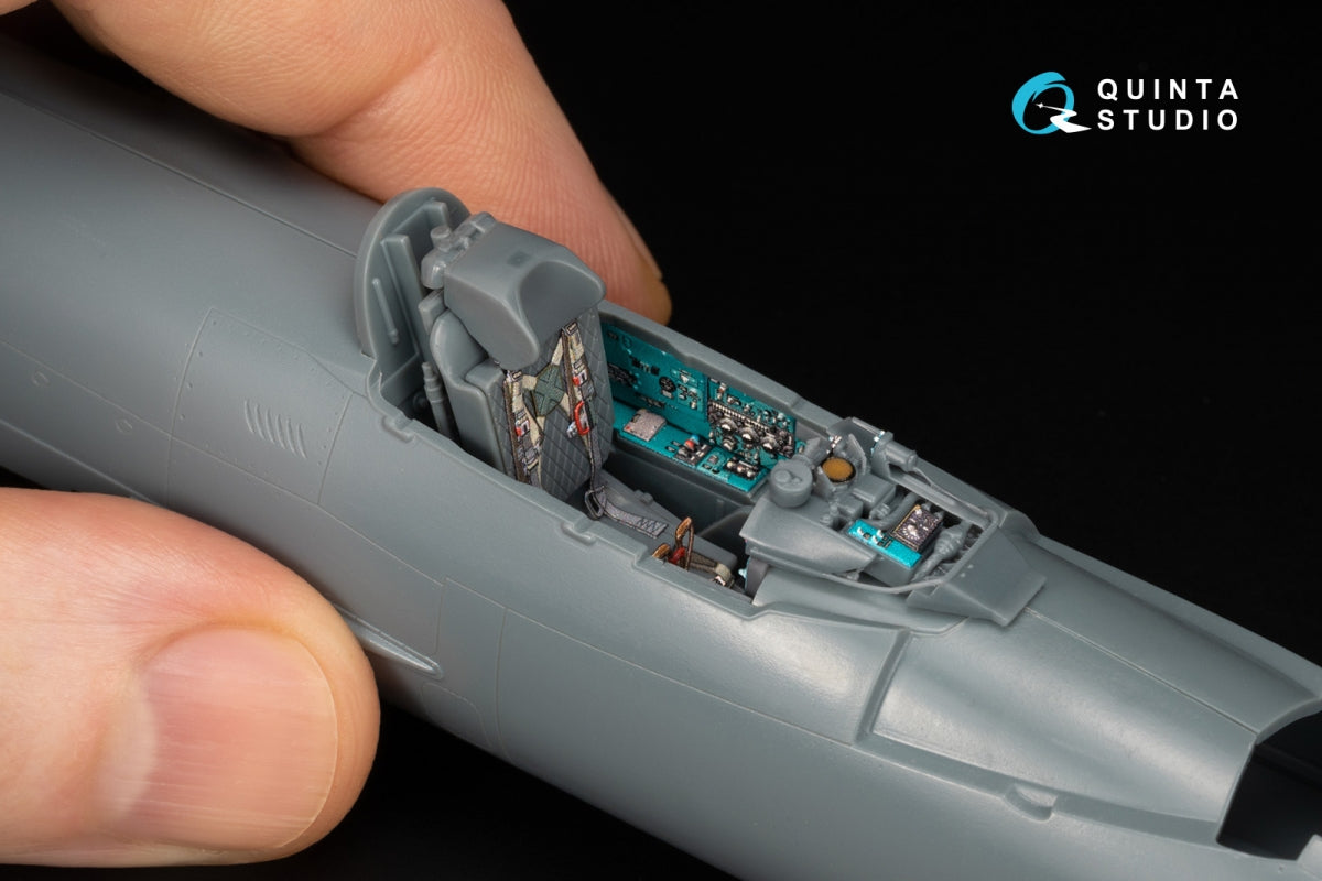 Quinta Studio QD+48576 MiG-21SM Fishbed-J 3D-Printed &amp;amp; coloured Interior on decal paper (Eduard) (with 3D-printed resin parts) 1/48 – zdjęcie 11