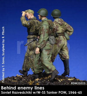 RADO Miniatures RDM35025 Soviet Razvedchiki w/W-SS tanker POW, (1944-45) 1/35 – imagen 4