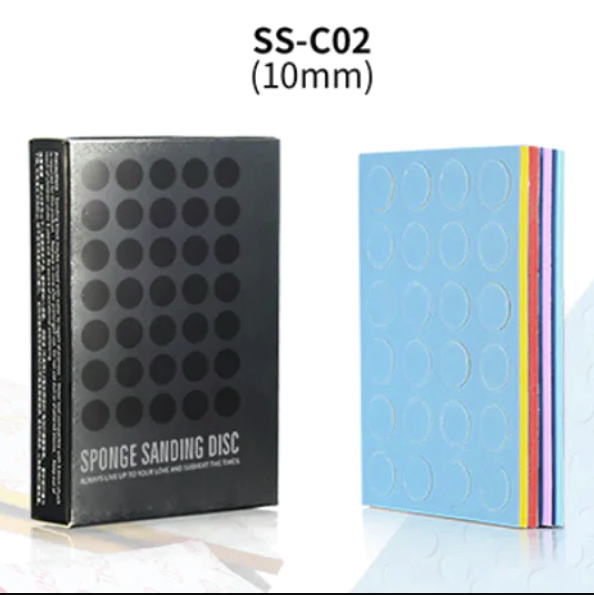 DSPIAE SS-C02-400 10mm Self Adhesive Sponge Sanding Disc #400