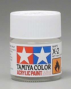 Tamiya X2 White (81502) Acrylic paint 10ml – zdjęcie 3