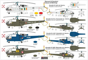 Kovozavody Prostejov KPM0278 Alouette III „Over Europe“ 1/72 – imagen 2