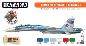 Hataka HTK-CS83 Ultimate Su-33 Flanker-D paint set 6x17ml – immagine 2