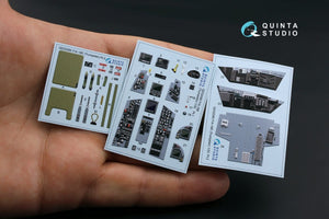 Quinta Studio QD32080 F/A-18E 3D-Printed &amp;amp; coloured Interior on decal paper (for Trumpeter kit) 1/32 – imagen 2