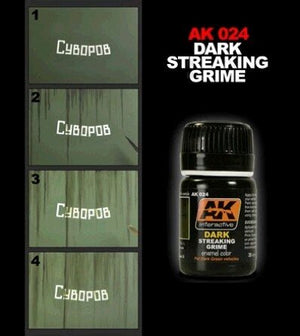 AK Interactive AK024 Dark Streaking Grime 35ml – Bild 2