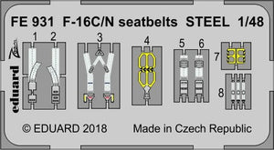 Eduard BIG49208 F-16C/ N 1/48 TAMIYA – imagen 3