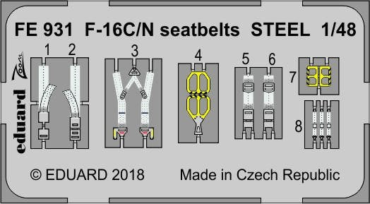 Eduard BIG49208 F-16C/ N 1/48 TAMIYA – imagen 3