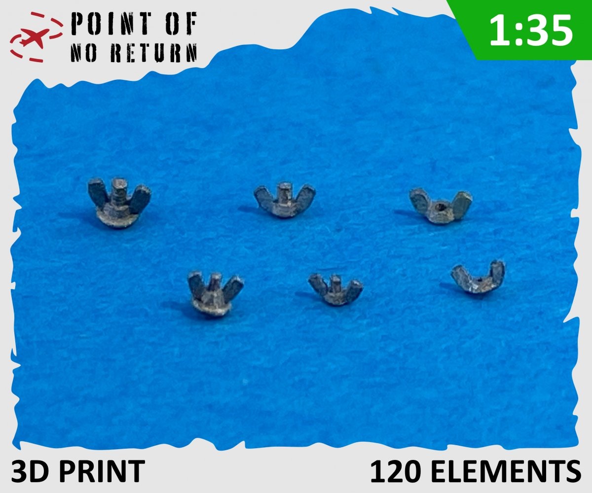 Point de non-retour 3523022 Écrous à oreilles M14 et M16 1/35