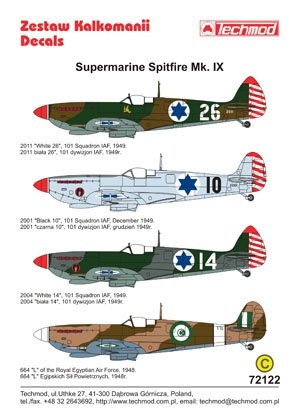 Techmod 72122 - Supermarine Spitfire Mk.IX 1/72 – zdjęcie 2