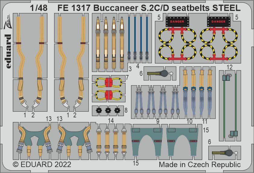 Eduard BIG49358 Buccaneer S.2C/ D AIRFIX 1/48 – imagen 6