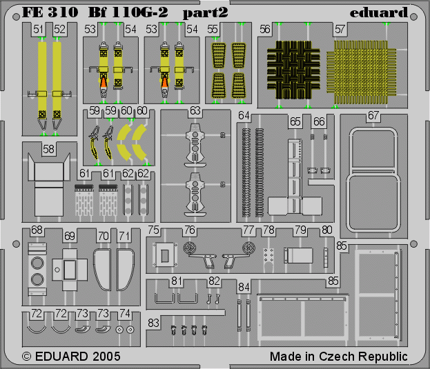 Eduard FE310 Bf 110G-2 MONOGRAM, REVELL 1/48 – immagine 2