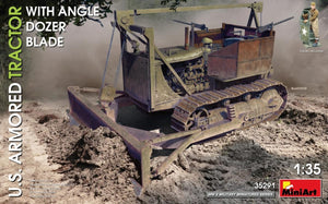 Miniart 35291 Tracteur blindé américain avec lame de bulldozer angulaire 1/35 – image 2