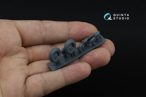 Quinta Studio QT48063 LaGG-3, MiG-3, La-5/La-7/La-9, Yak-7/Yak-9, I-185/250 Wheels (longitudinal tread) (all kits) 1/48 – imagen 4