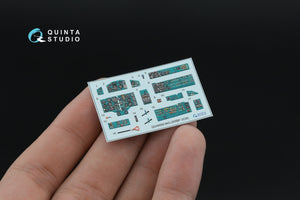 Quinta Studio QD+48559 MiG-25RBF 3D-Printed &amp;amp; coloured Interior on decal paper (ICM) (with 3D-printed resin parts) 1/48 – Bild 2
