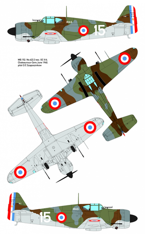 Dora Wings 48019 Bloch MB.152 1/48 – zdjęcie 5