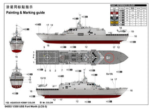 Trumpeter 04553 USS Fort Worth LCS-3 1/350 – immagine 3