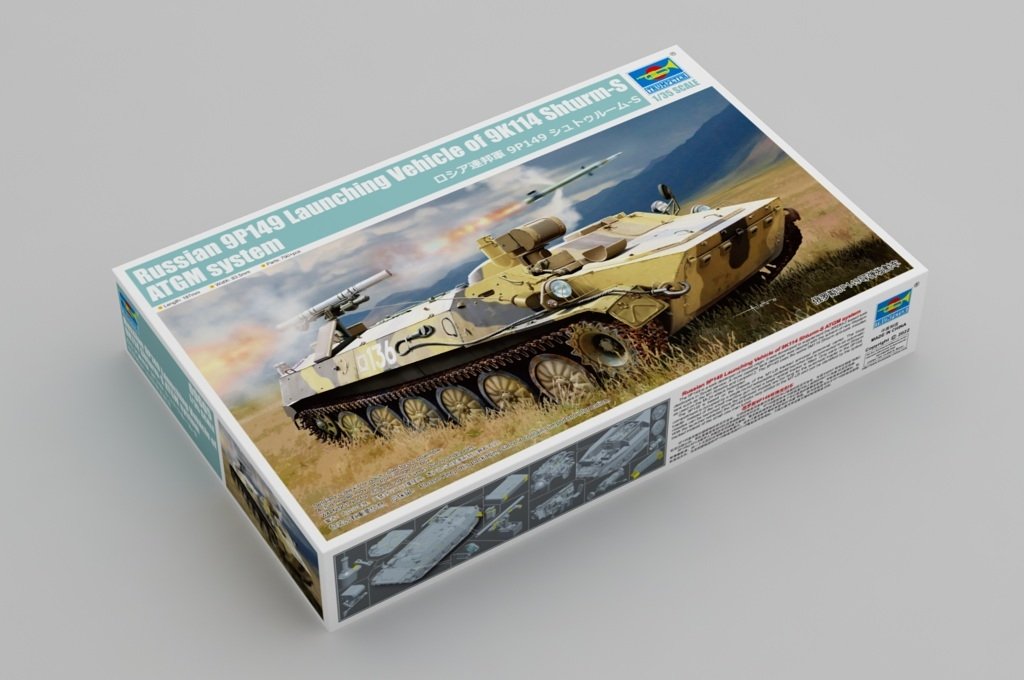 Trumpeter 09605 Russian 9P149 Launching Vehicle w/9K114 Shturm-S ATGM system 1/35 – imagen 2
