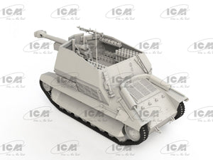 ICM 35340 10.5cm leFH 16(Sf) auf Geschutzwagen FCM36 (f) 1/35 – immagine 3