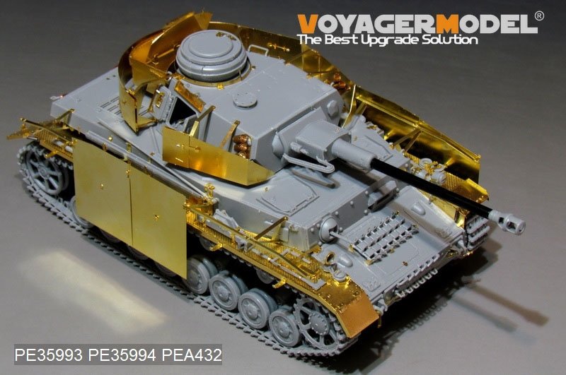 Maquette Voyager PE35993, char allemand Pz.Kpfw.IV Ausf.G (production tardive), base pour Border 35001, échelle 1/35 – image 9