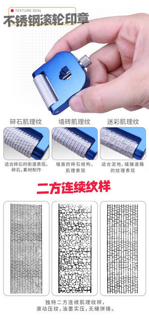 U-Star UA-91309 Wall Tile Seal Roller / Rolka do imitacji wzoru cegły – immagine 9