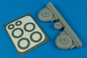 Aires 4446 C-47 Dakota wheels &amp;amp; paint masks 1/48 Trumpeter
