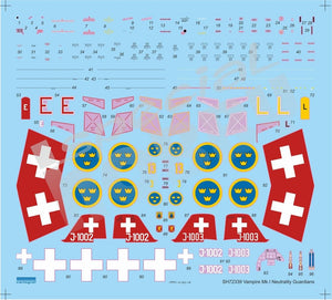 Special Hobby 72339 DH.100 Vampire Mk. I The First Jet Guardians of Neutrality 1/72 – immagine 2