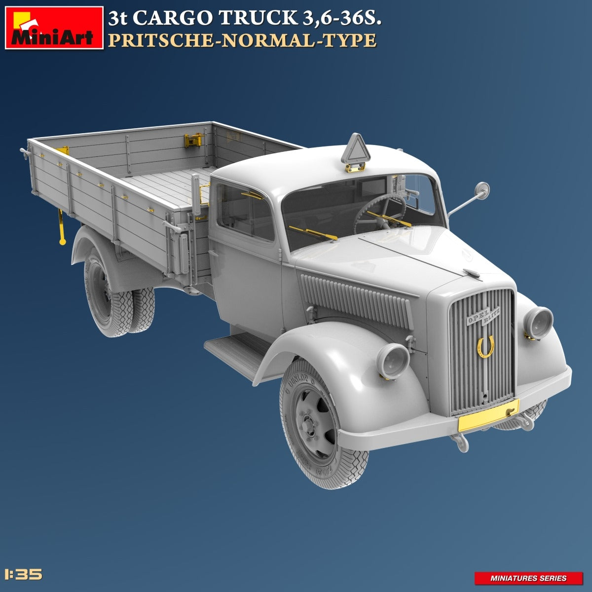 MiniArt 38079 3t CARGO TRUCK 3,6-36S. PRITSCHE-NORMAL-TYPE 1/35 – Bild 3