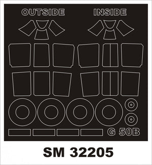 Montex SM32205 FIAT G-50B for SPECIAL HOBBY 1/32
