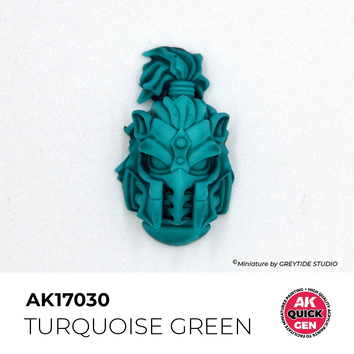AK Interactive AK17030 TURQUOISE GREEN – QUICK GEN COLOR 18ml