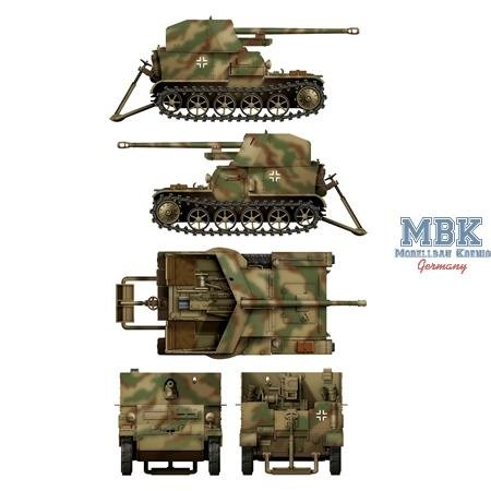 Das Werk DW35017 Pz.Sfl. Ia - 5cm Pak 38 auf gp. Mun Schlepper 1/35 – zdjęcie 5