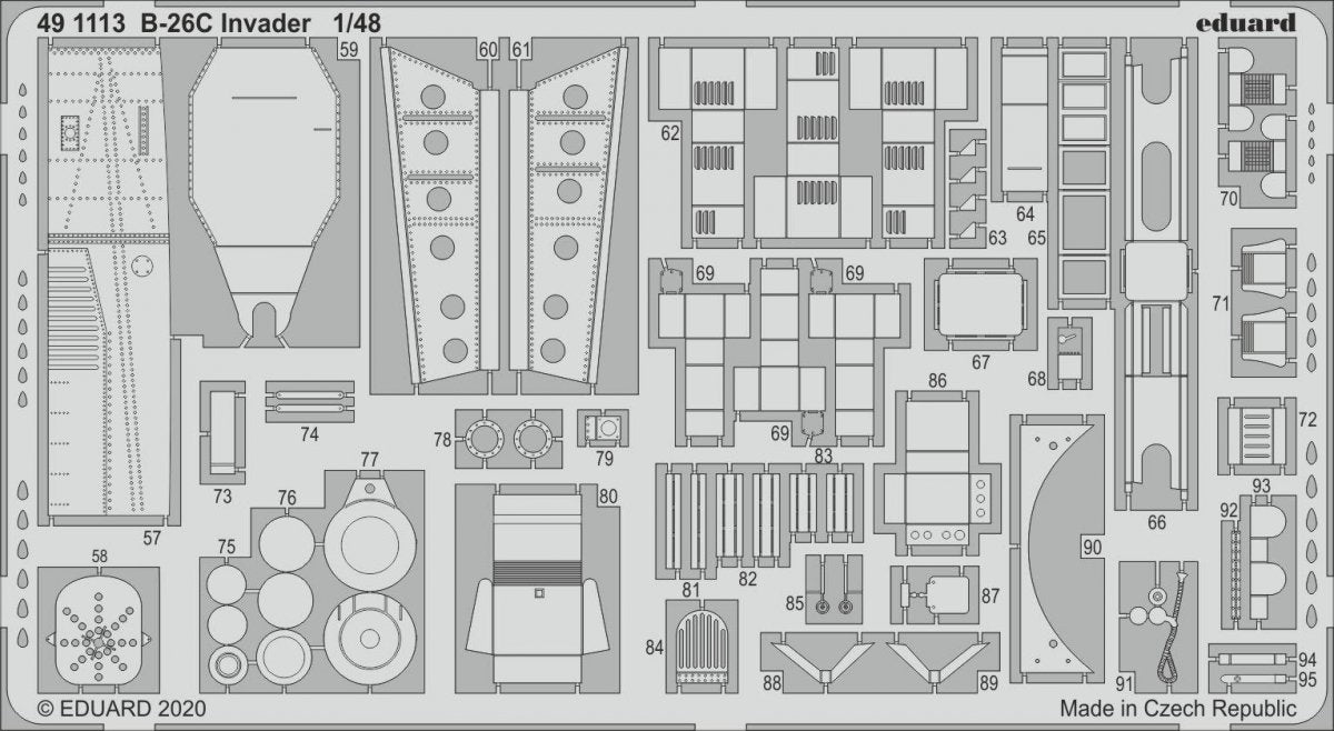 Eduard 491113 B-26C Invader 1/48 ICM – image 2