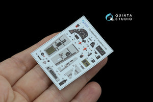 Quinta Studio QD48540 F3F-2 3D-Printed &amp;amp; coloured Interior on decal paper (Academy/Accurate Miniatures) 1/48 – zdjęcie 2