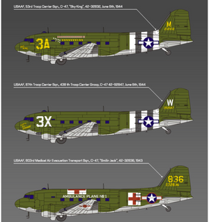 Academy 12633 USAAF C-47 Skytrain 1/144 – imagen 4
