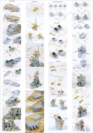 Pontos 35007F1 USS BB-61 Iowa 1984 Detail Up Set 1/350 – Bild 3