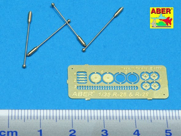 Aber R-29 German width indicator for Sd.Kfz.231; 232 (4 pcs.) 1/35 – Bild 2