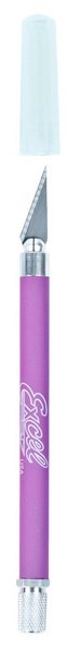 Couteau Excel 16025 K18 Grip-On violet avec capuchon de sécurité