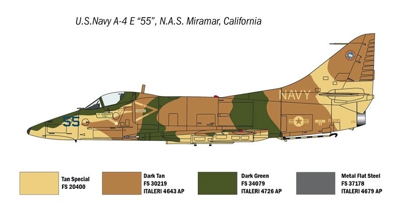 Italeri 1422 Top Gun F-14A vs A-4F 1/72 – Bild 4