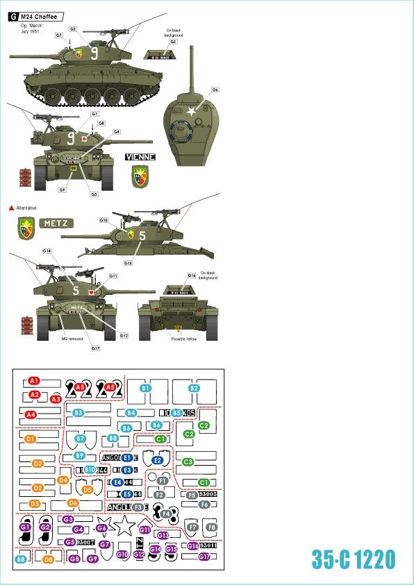 Star Decals 35-C1220 Indochine #5. 1er Régiment de Chasseurs 1/35 – image 2
