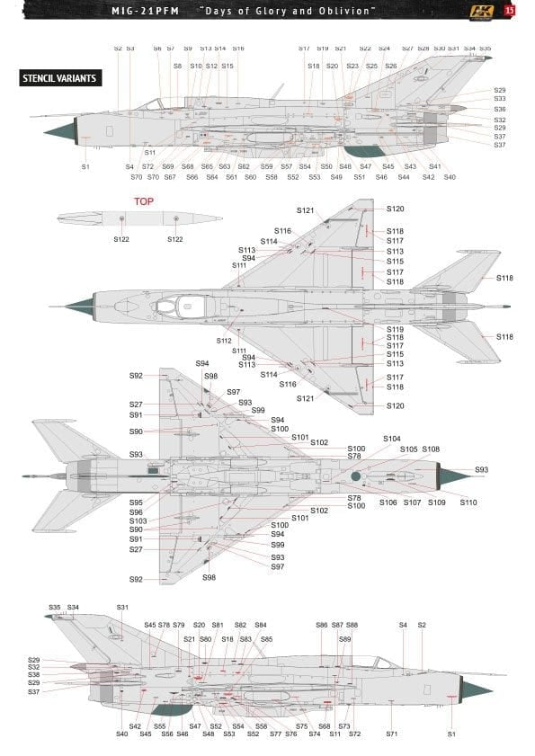 AK Interactive AK148003 MiG-21PFM Days of Glory and Oblivion 1/48 – imagen 6