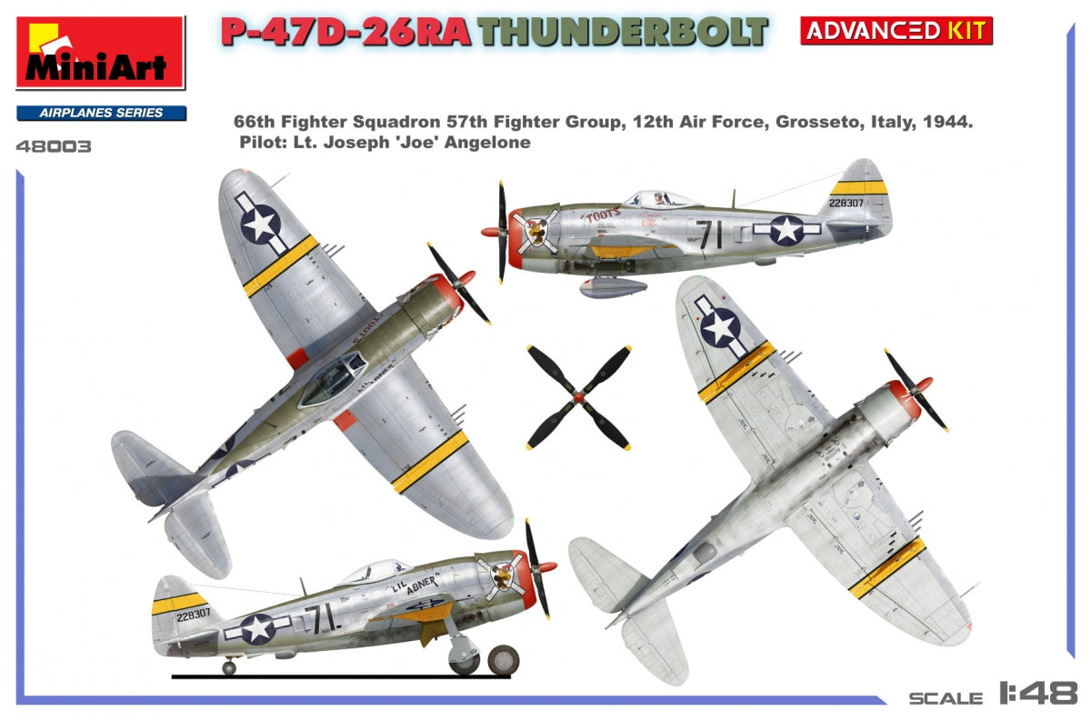 MiniArt 48003 P-47D-26RA THUNDERBOLT. ADVANCED KIT 1/48 – immagine 3