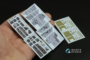 Quinta Studio QD32131 F/A-18D Early 3D-Printed &amp;amp; coloured Interior on decal paper (Academy) 1/32 – imagen 5