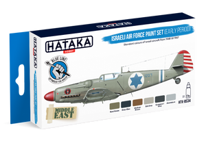 Hataka HTK-BS34 Israeli Air Force Paint Set (Early Period) (6x17ml)