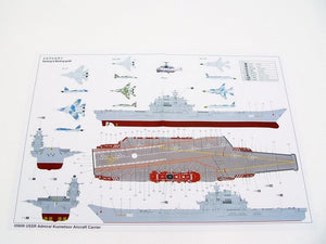 Trumpeter 05606 USSR Admiral Kuznetsov aircraft carrier 1/350 – imagen 14