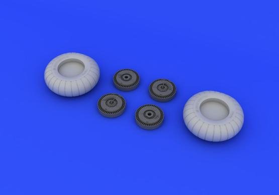 Eduard 648244 Ju 88A wheels early 1/48 ICM – Bild 4