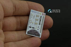 Quinta Studio QD48125 Bf108 3D-Printed &amp;amp; coloured Interior on decal paper (Eduard) 1/48 – imagen 10