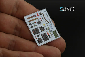 Quinta Studio QD48141 Ki-61-Id 3D-Printed &amp;amp; coloured Interior on decal paper (Tamiya) 1/48 – imagen 9