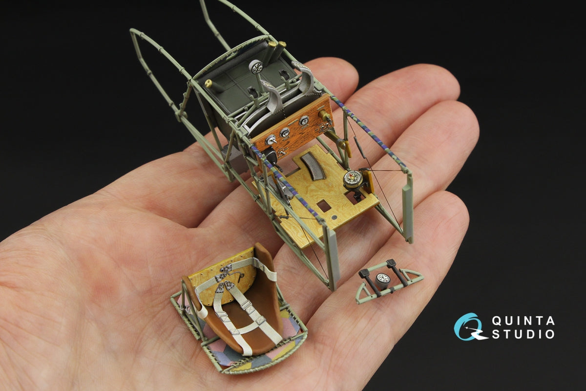 Intérieur imprimé en 3D et coloré pour Fokker D.VII (Wingnut Wings) - Quinta Studio QD32239, échelle 1/32 – image 9