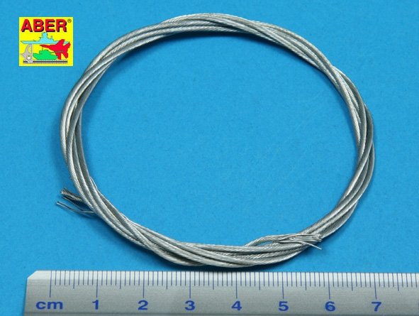 Aber TCS13 Stainless Steel Towing Cables 1,3mm, 1m long – imagen 2