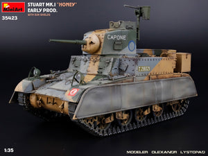 MiniArt 35423 Stuart Mk.I “Honey” Early Prod. w/Sun Shields 1/35 – imagen 13