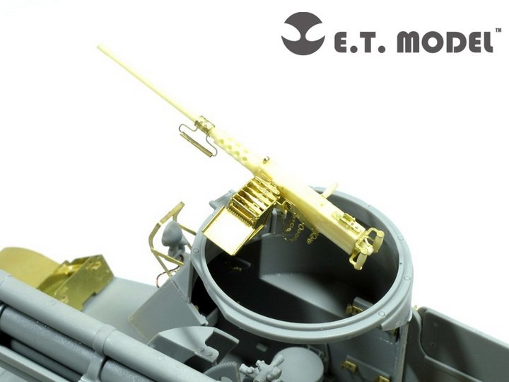 Maquette ET EA35-040 de la mitrailleuse M2HB de l&amp;#39;armée américaine de la Seconde Guerre mondiale avec boîte de munitions de 50 cartouches, échelle 1/35 – image 3