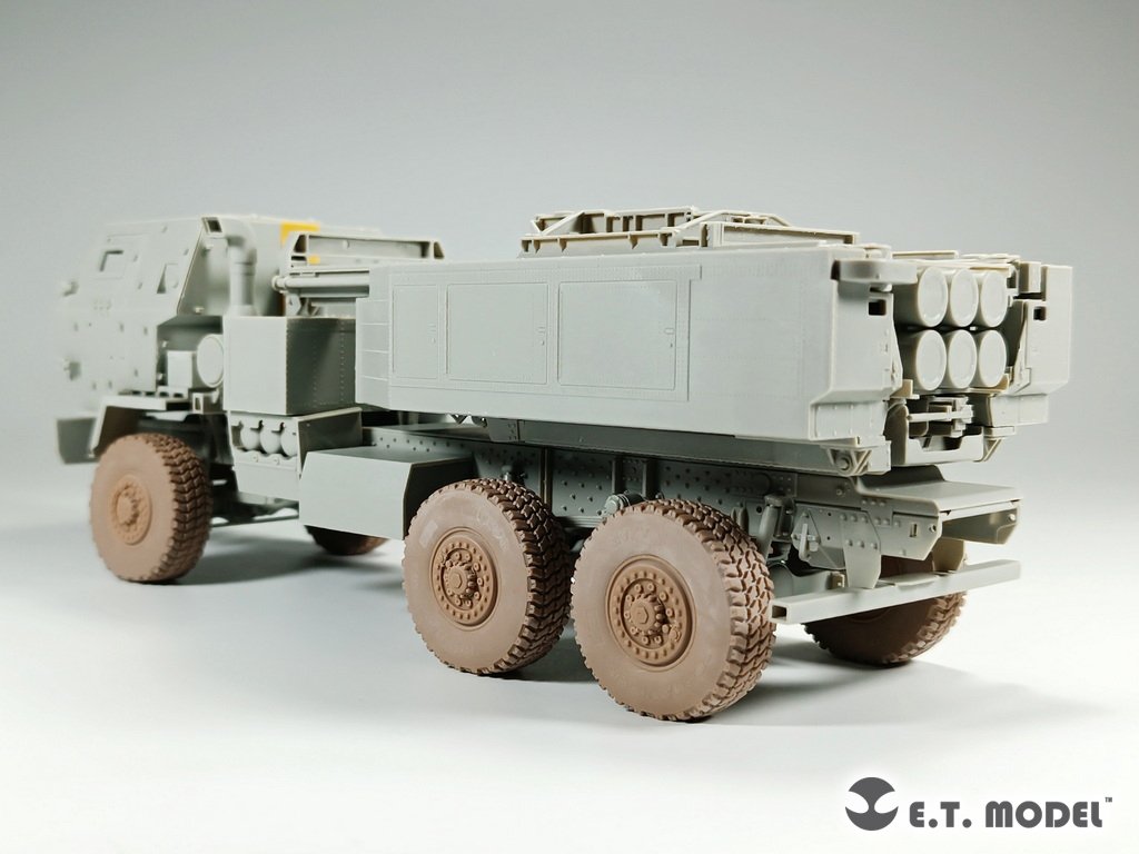 E.T. Model P35-127 Modern U.S. M142 High Mobility Artillery Rocket System（HIMARS）Sagged Wheels for Trumpeter kit 1/35 – imagen 5